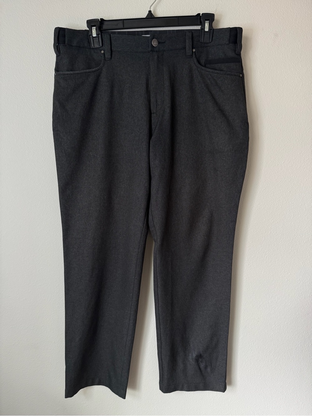 Adidas Mens Golf Dress Pants Charcoal Gray Heather 32x30 Performance Trousers